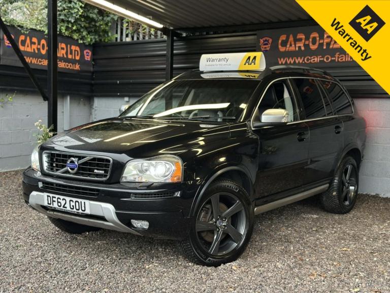 VOLVO XC90 2.4 D5 R-Design Nav Black Auto Diesel 2012+2 F-KEEPERS+FULL SRVC HIST