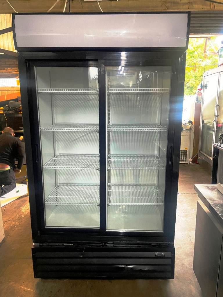 Interlevin LGC5000 Glass Double Sliding Door Commercial Display Chiller- Drink Fridge