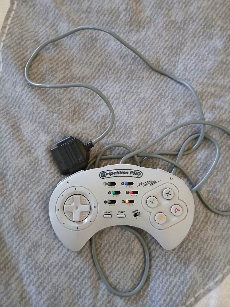 Competition pro retro controller for snes console
