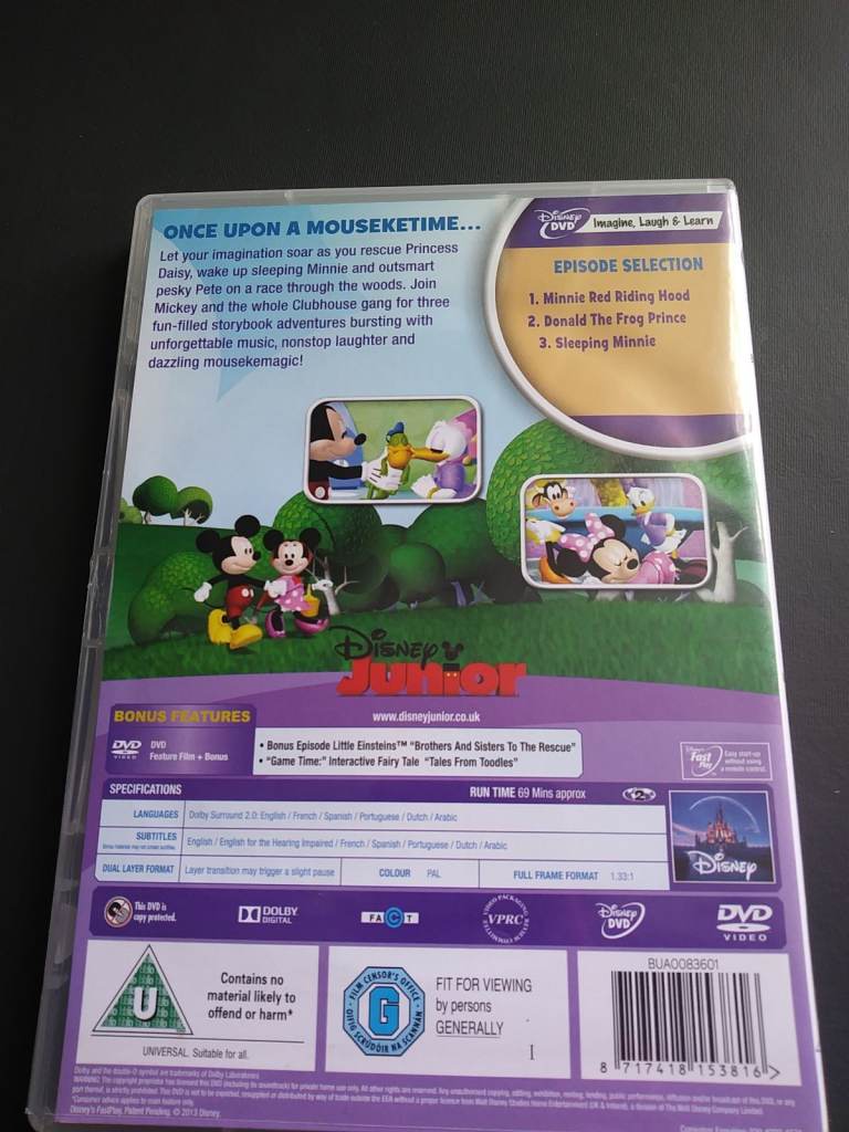 MICKEY MOUSE DVD