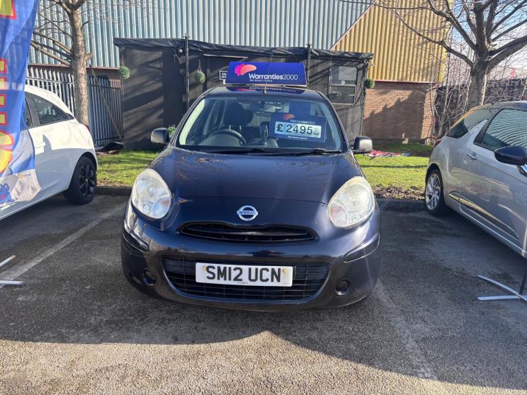 2012 Nissan Micra 1.2 Visia 5dr HATCHBACK Petrol Manual
