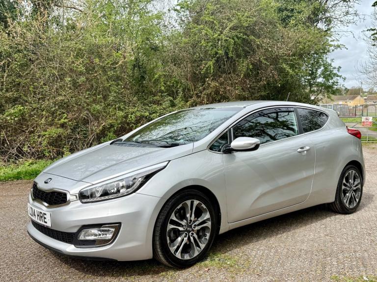 2014 KIA PRO CEED 1.6 GDi SE EcoDynamics 3DR SILVER PETROL 6 SPEED ULEZ NAV CAM