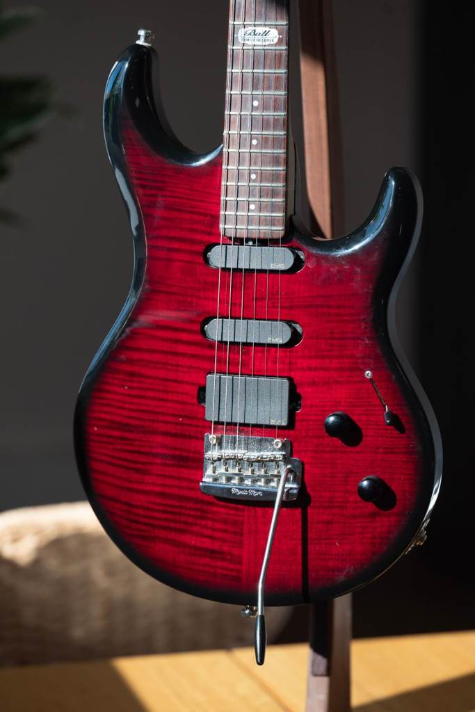 2007 Ernie Ball Music Man Luke - Ball Family Reserve HSS in Crimson Red