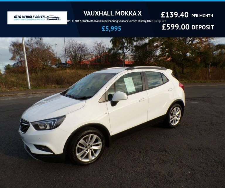 2017 Vauxhall Mokka X ,Bluetooth,DAB,Cruise,Parking Sensors,Service History,Ulez Compliant HATCHB...
