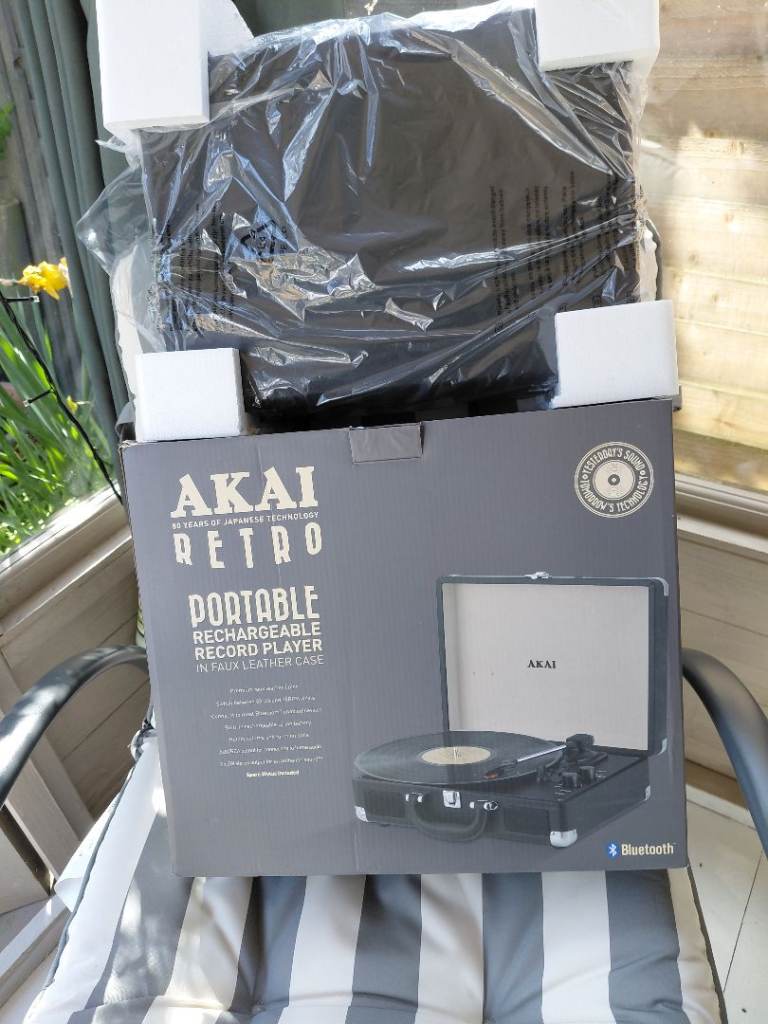 A. Portable record player 