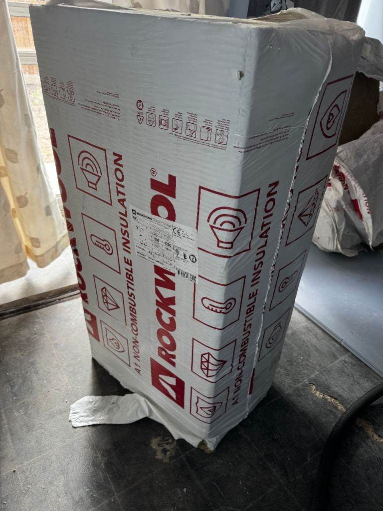 Rockwool RW3 100 mm Acoustic Mineral Insulation Wool Soundproof