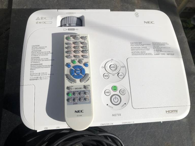 Projector NEC 271x all working new lamp fitted recently