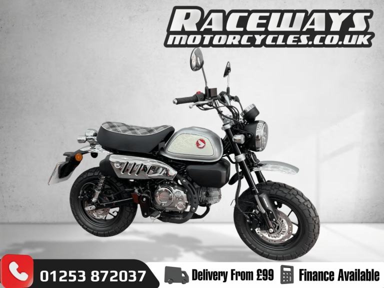 HONDA MONKEY 125, 124cc , 2023 72 PLATE, ONLY 763 MILES USED MOTOR CYCLE
