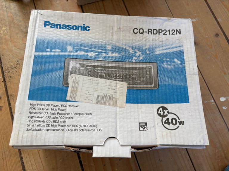 Panasonic CQ-RDP212N Car Radio Brand New in Box