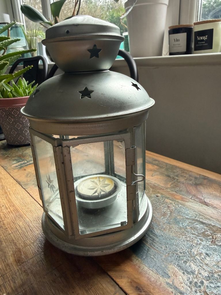 Retro Vintage Ikea Rotera Tea-light Holder  Lantern 