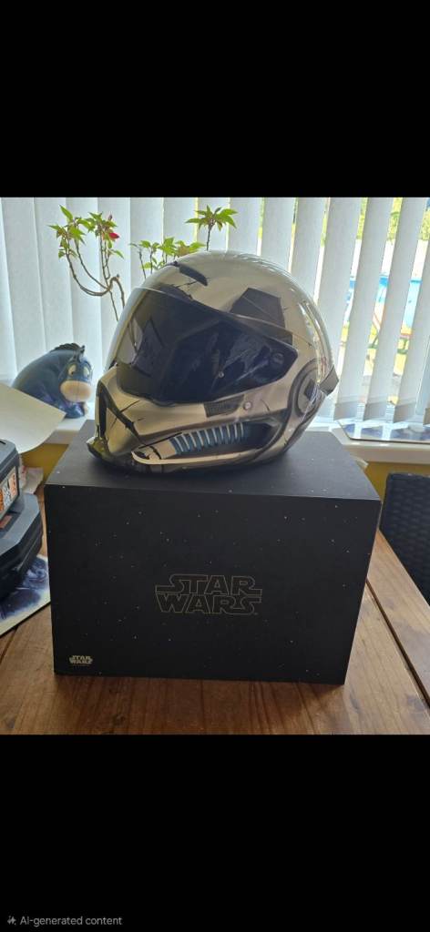 Ruroc atlas 4.0 carbon stormtrooper motorcycle helmet size m/l