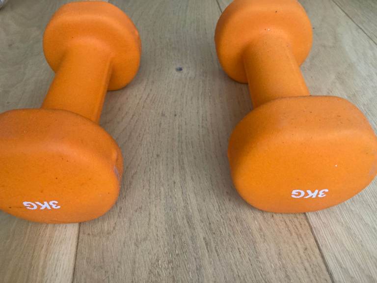 3kg set of dumbells