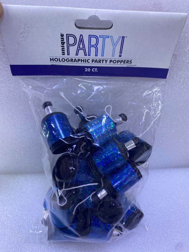 Unique Party Holographic Party Poppers