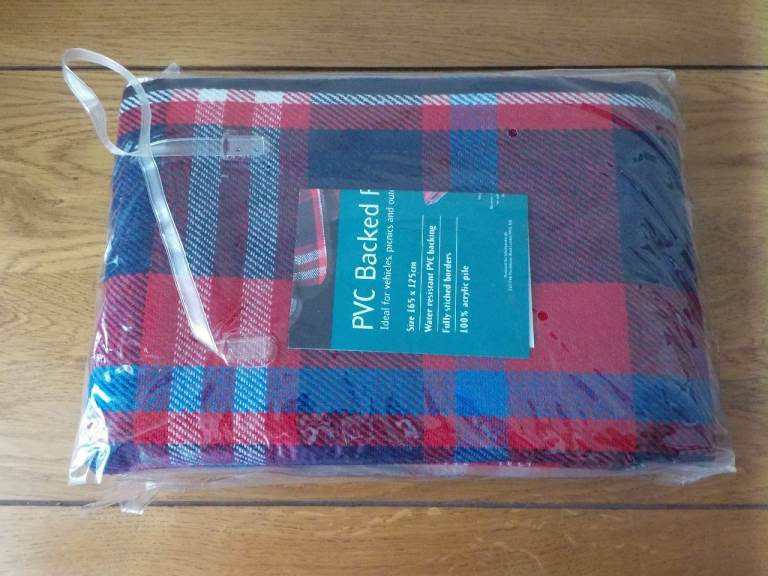 PVC Backed Rug For Outdoor Use Vehicles Picnics, New