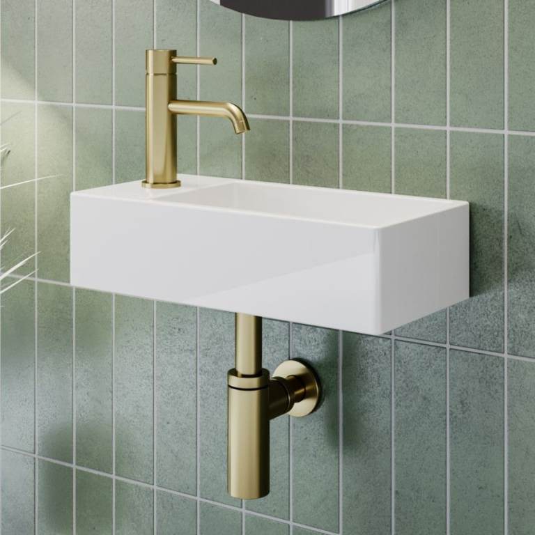 Small Cloakroom Wall Hung Basin Sink