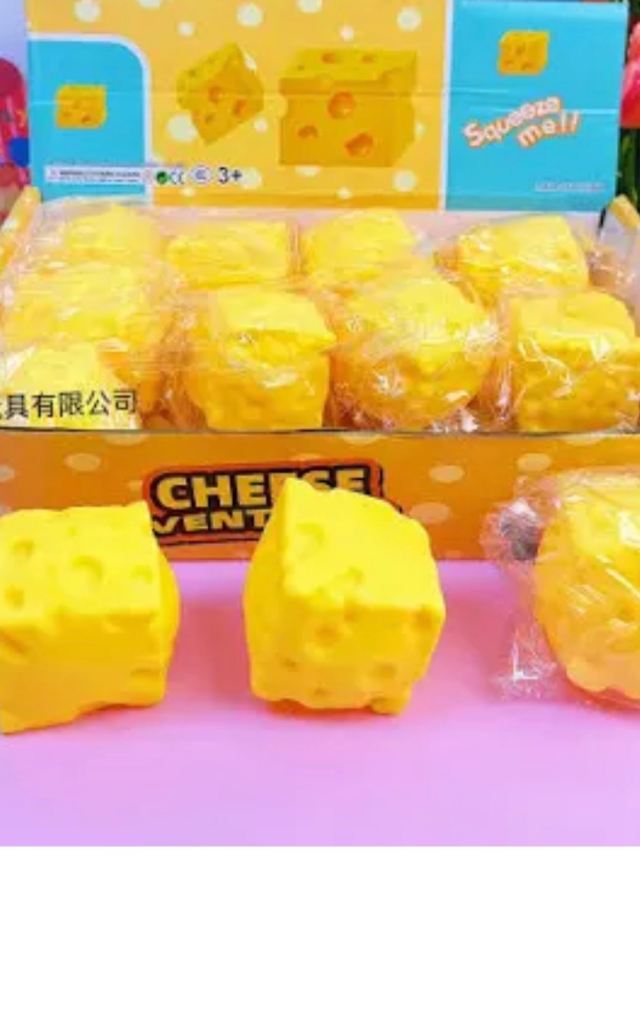 New Squishy Toys - Kawaii Bao Bun and Cheese Squeeze Toys