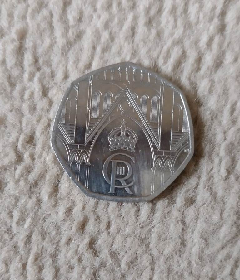 2023 KING CHARLES 50P  COIN