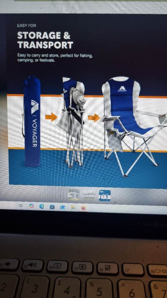 Voyager premium lightweight folding camping chairs 