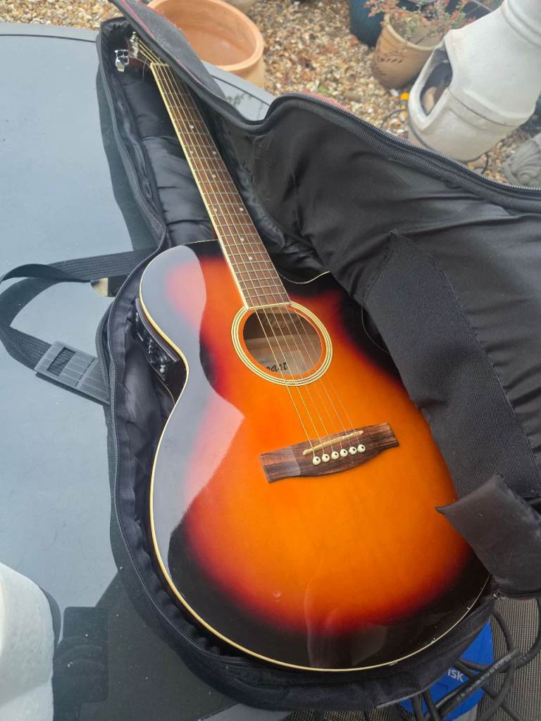 eastcoast acoustic guitar with preamp built in