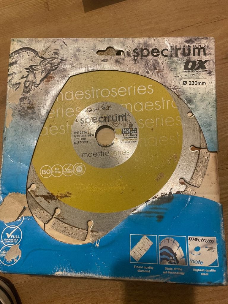 Spectrum OX diamond cutting blade 230mm
