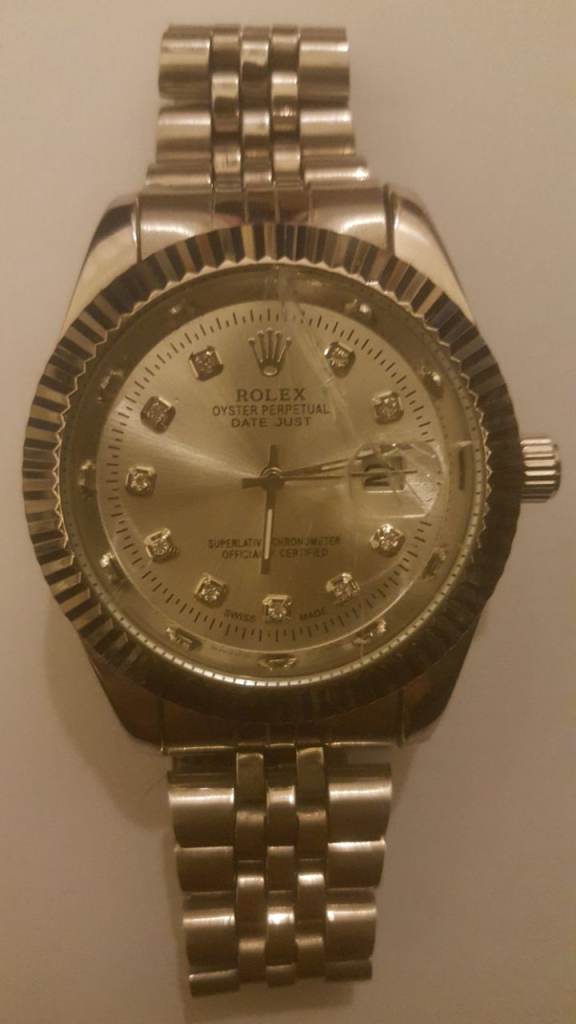 rolex 2212 diamond encrusted watch