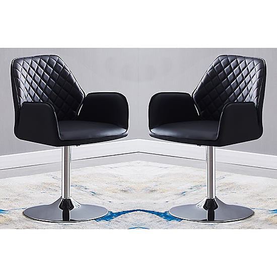 🔥 Luxury Swivel Dining Chairs - Black – £40 Each 🔥