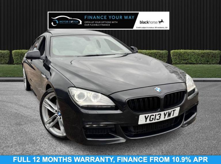 2013 13 BMW 6 SERIES GRAN COUPE 3.0 640D M SPORT SALOON 4DR DIESEL AUTO EURO 5 (