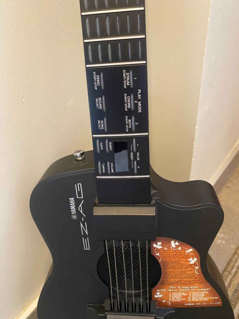 Yamaha EZ-AG electric guitar with built in songs