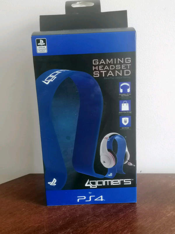 9,2 inch. Officially Licensed Gaming Headset Stand for PS4&PS5-blue cl