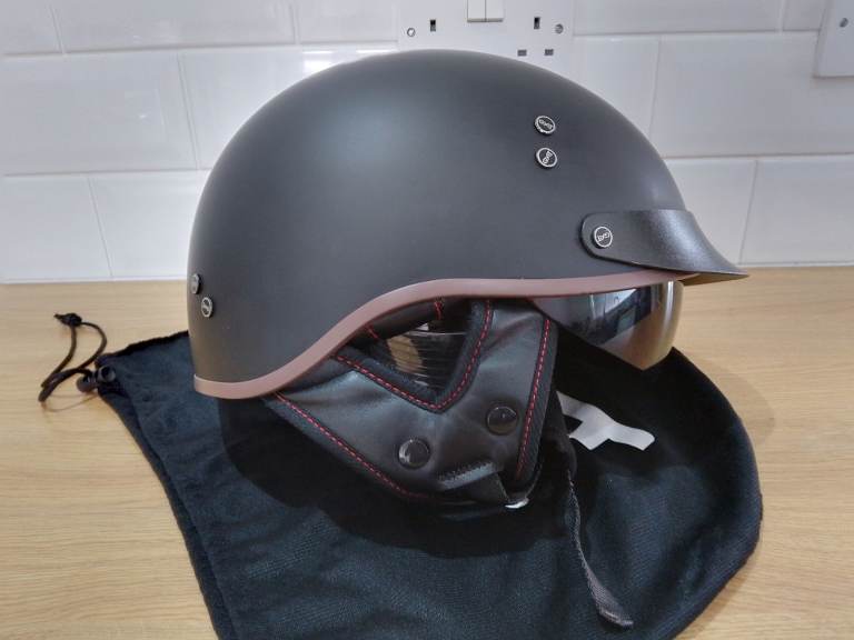 GXT F-02 Retro Motorcycle Helmet