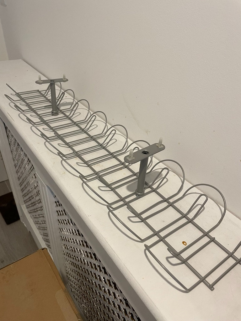 Under Table Cable Trunk Management IKEA