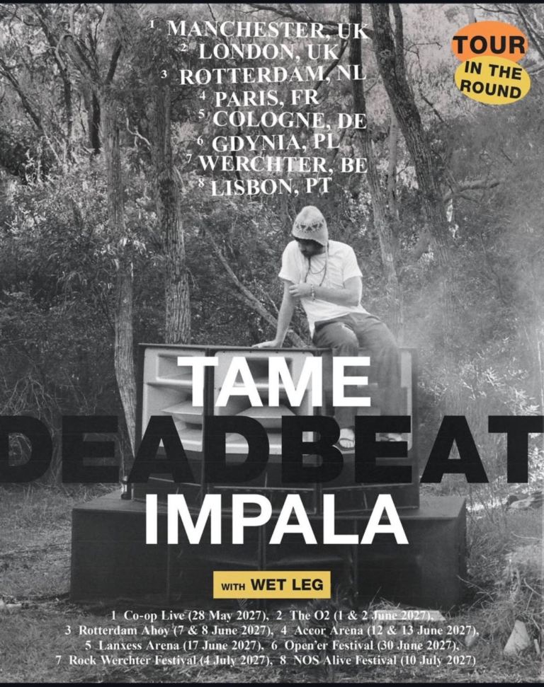 Tame Impala standing tickets, O2 Arena London, Wednesday 2 June 2027