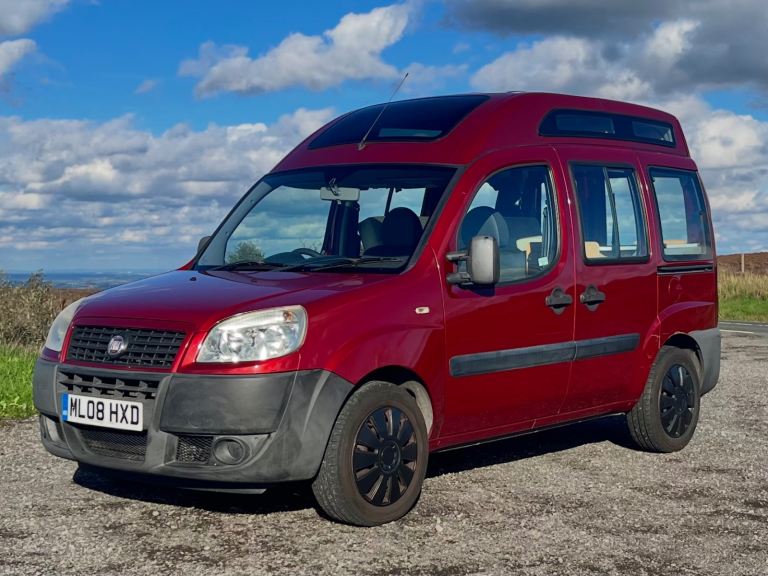 Fiat Doblo High-Top — 2-BERTH but COMPACT with 2 GAS HOBS and SINK