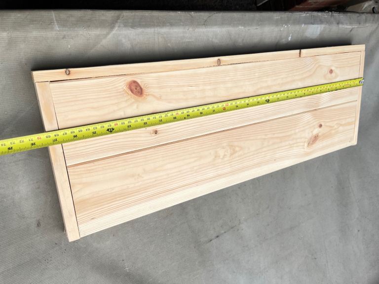 image for Sturdy Handmade Wooden Shelves x 3 