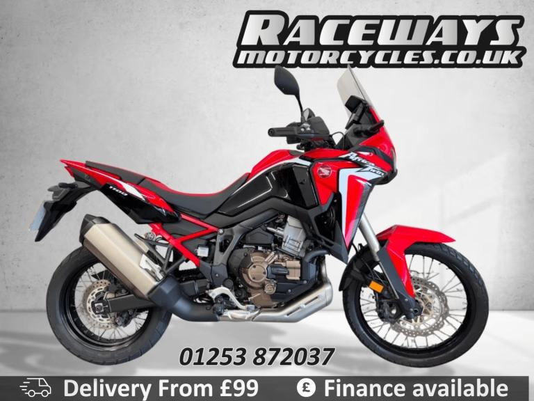 HONDA CRF1100L AFRICA TWIN DCT 2021 RED 2,748 MILES USED MOTORCYCLE