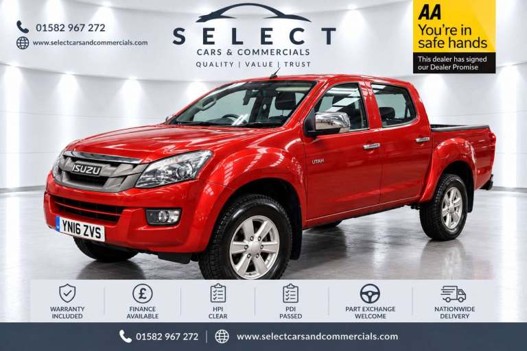 2016 Isuzu D-Max 2.5TD Eiger Double Cab 4x4 PICK UP DIESEL Manual