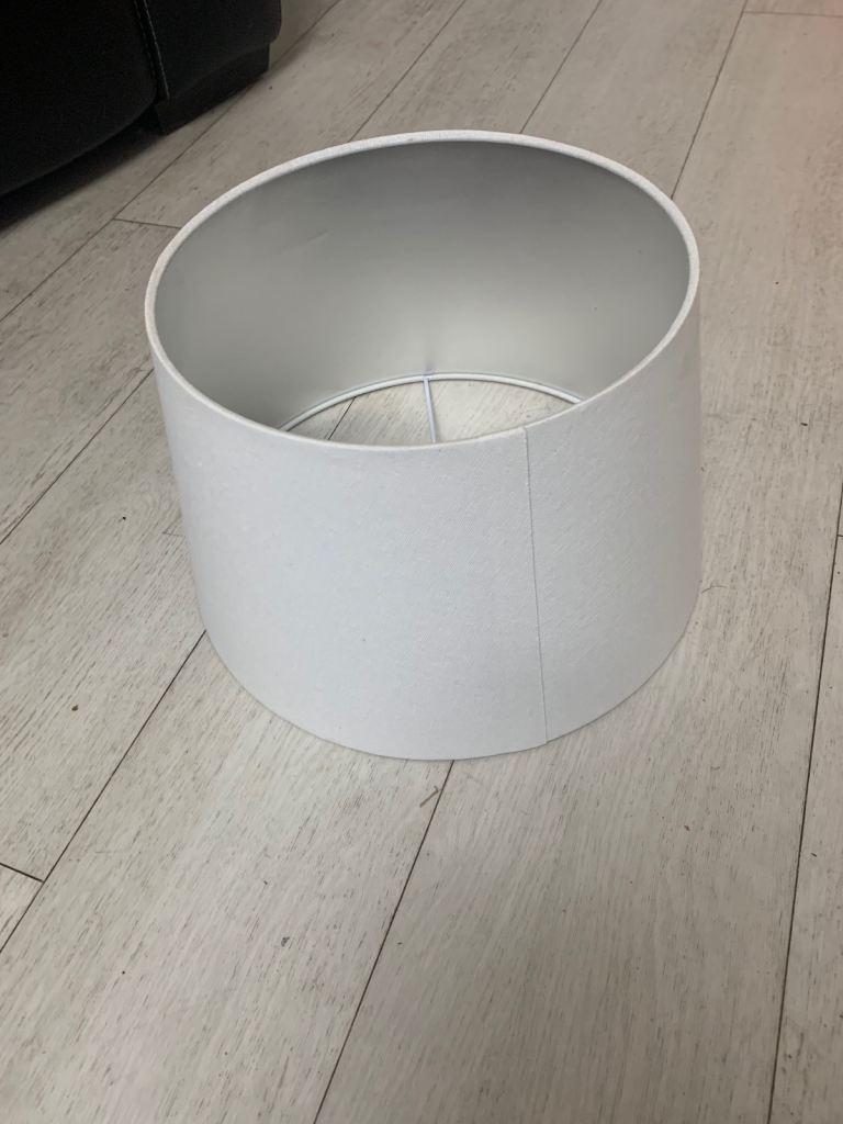 White next lampshade 