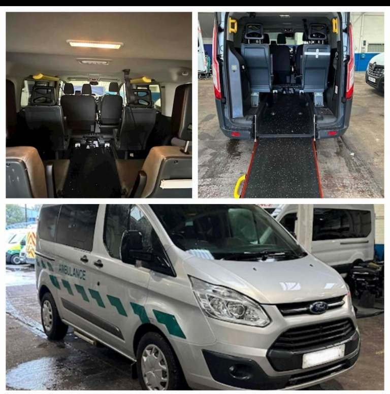 Ford Tourneo Custom Wheelchair Accessible17 Reg Euro 6 Ambulance, WAV, Bus, Taxi