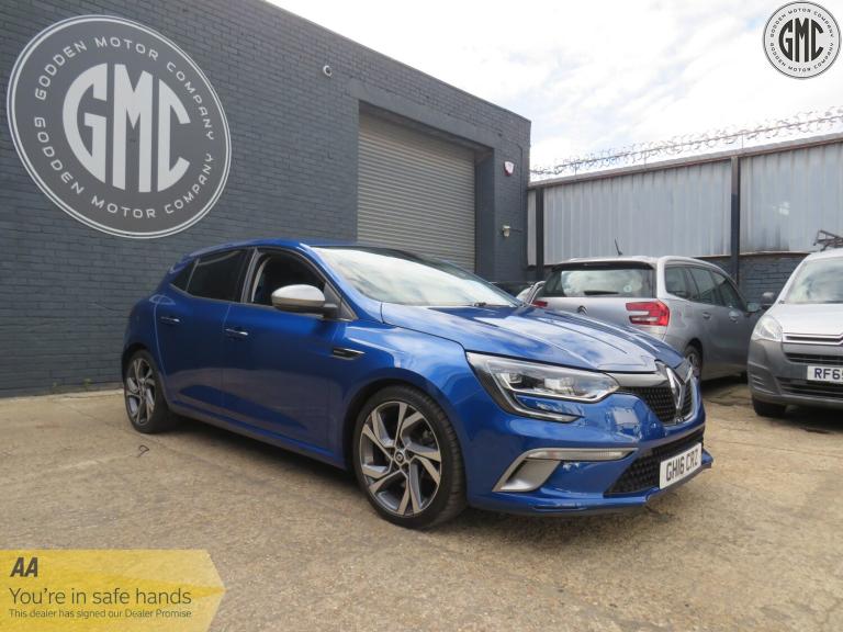 RENAULT MEGANE 1.6 GT Nav TCe 205 Auto F.S.H Nav, Cruise, Reverse Cam 2016