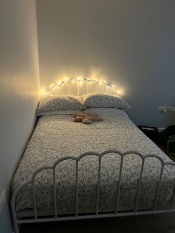 NEXT Stella Metal Double Bed Frame - White, £100.00 for Sale in