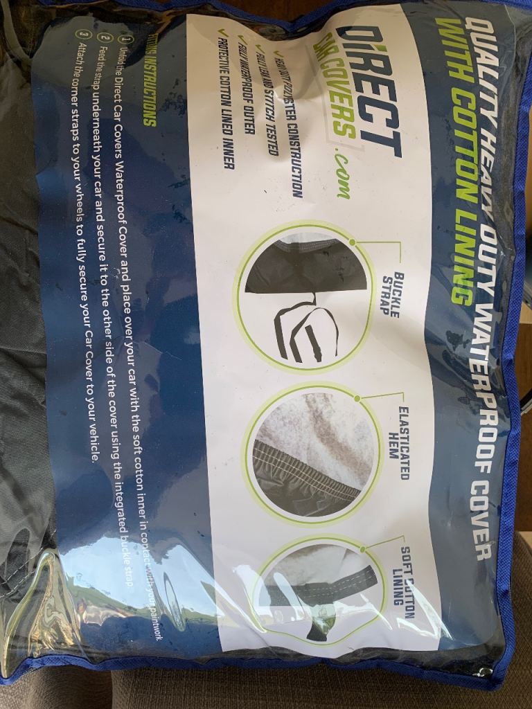 Heavy duty waterproof car cover