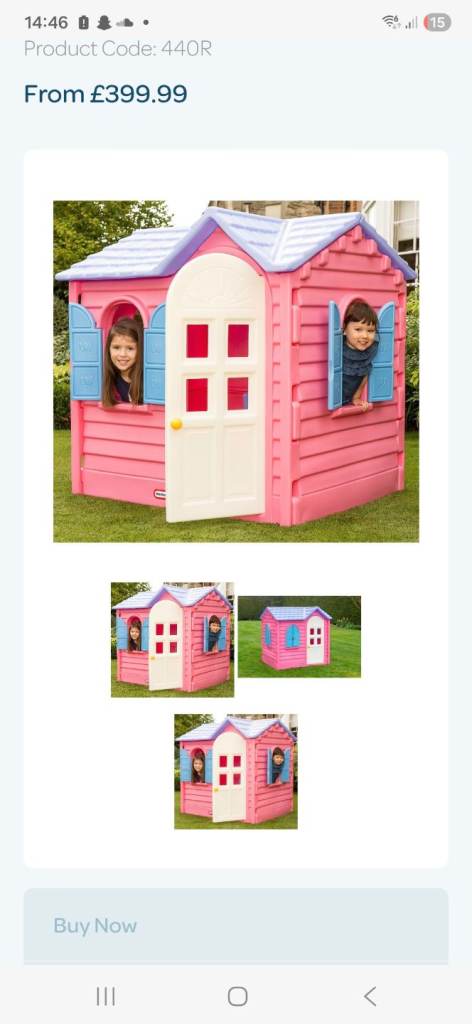Little tykes country cottage childrens playhouse wendy house