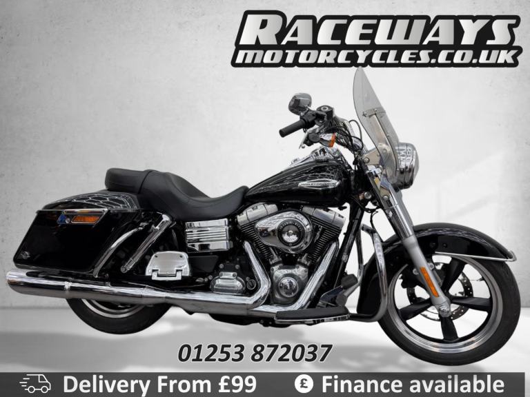 HARLEY DAVIDSON DYNA FLD SWITCHBACK 103 1690CC 2013 13 REG, BLACK 10,021MILES