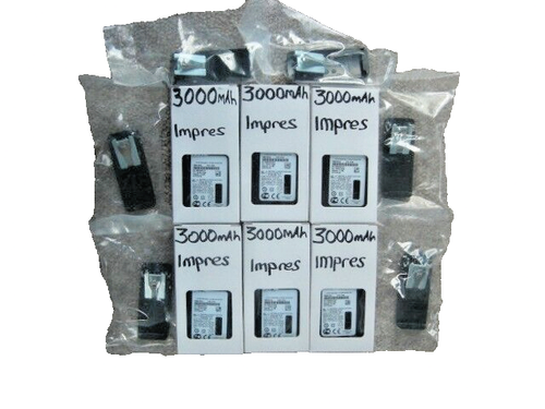 MOTOROLA COMPATIBLE 3000mAh HEAVY-DUTY LONG LIFE IMPRES CHIP BATTERYS X 6 NEW