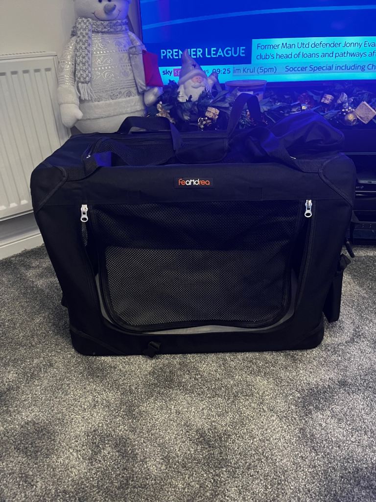 Feandrea pet carrier black 
