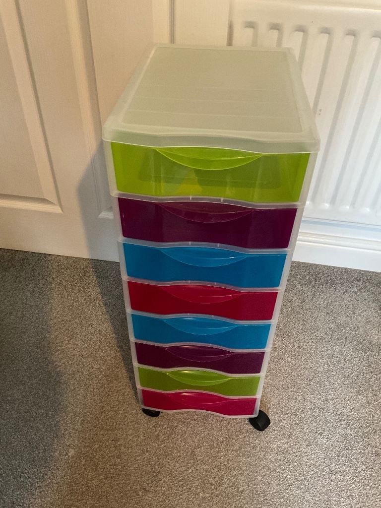 Sundis Multicolour Storage Tower 8 Drawers 
