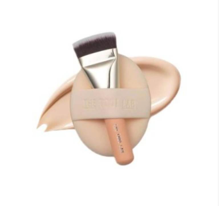 Brand New | THE TOOL LAB - All Day Cover Duo - 1 Brush + 1 Puff + 1 Case