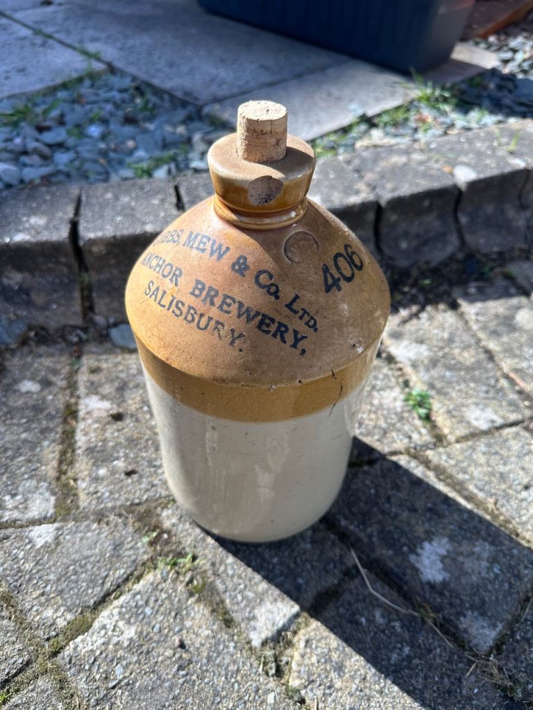 Antique Stoneware Flagon