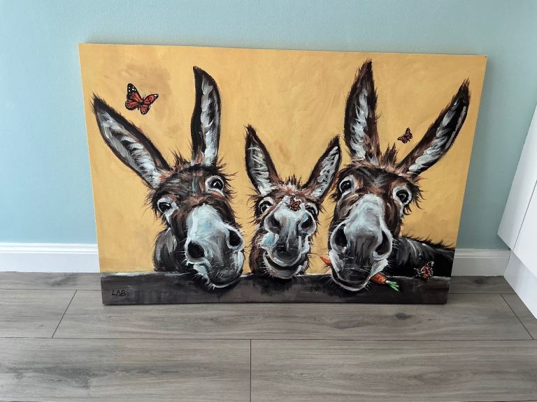 Donkey canvas 