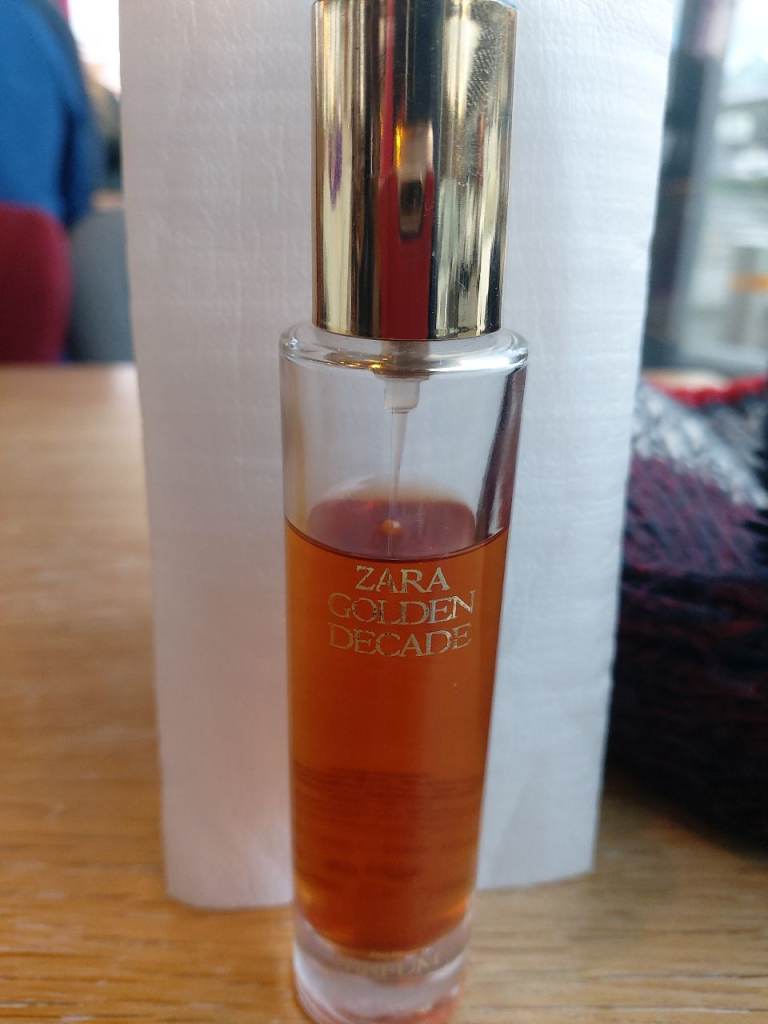 ZARA GOLDEN DECADE EDP FRAGRANCE 30ml Over 80% 